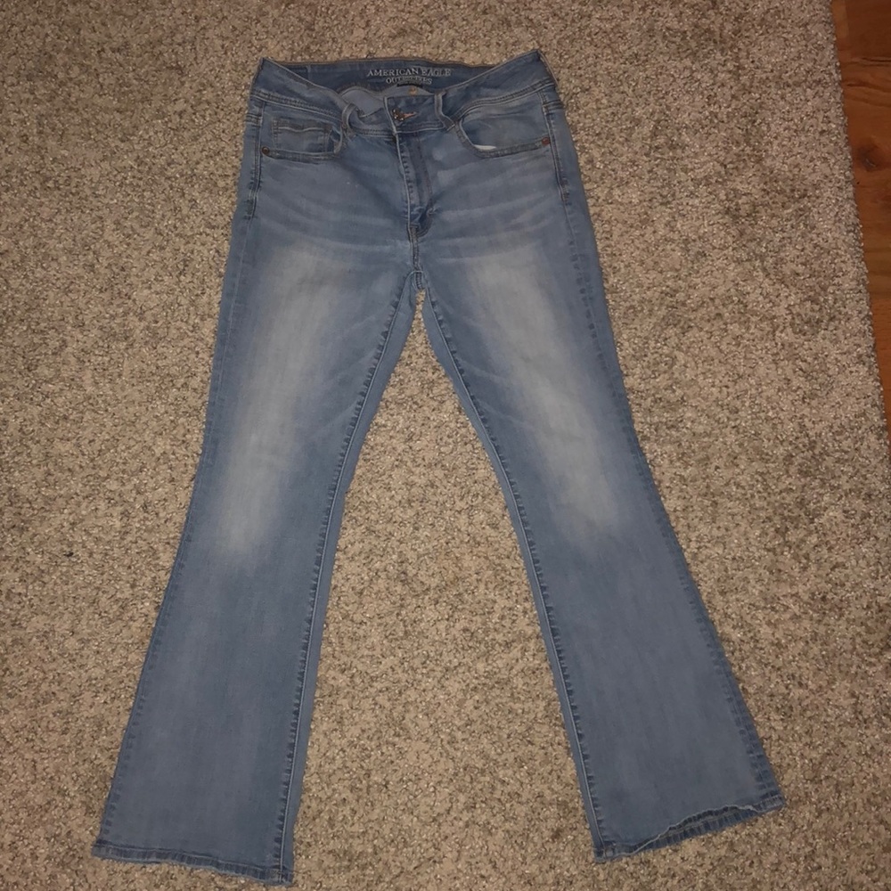 American Eagle fitted flare jean sz 12 short